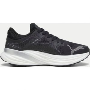 PUMA Magnify NITRO 2 Shoes - Black/White/Silver - Size: UK 8