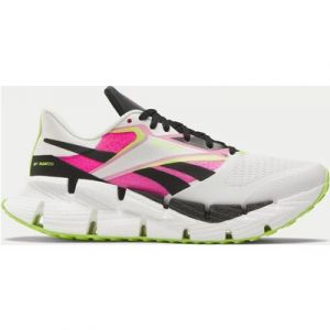 Reebok FloatZig 1 Shoes - Chalk/Black/Laser Pink - Size: UK 8