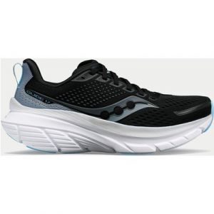 Saucony Women's Guide 17 Road Running Shoes - Black/White -  Size: UK 6