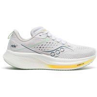 Saucony Ride 17 Running Shoes Womens - White/Peel / UK8