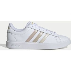 adidas Women's Grand Court 2.0 Trainers - Cloud White/Wonder White/Wonder Beige -  Size: UK 8