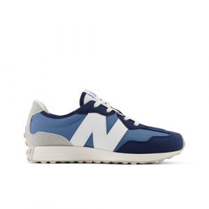 New Balance Kids' 327 in Blue/Grey Synthetic