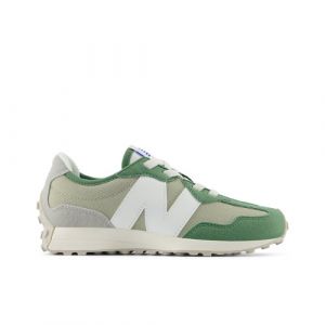 New Balance Kids' 327 in Green/Grey Synthetic