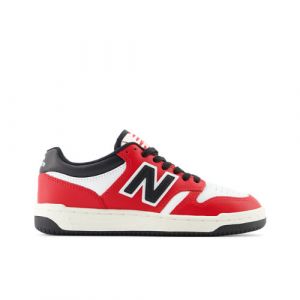 New Balance Kids' 480 in Red/White Synthetic