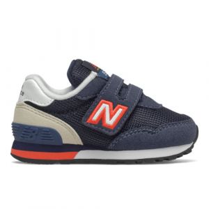 New Balance Infants' 515 Classic in Blue/Red Synthetic