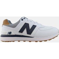 New Balance 574 Greens V2 Golf Shoes - White/Navy / UK9