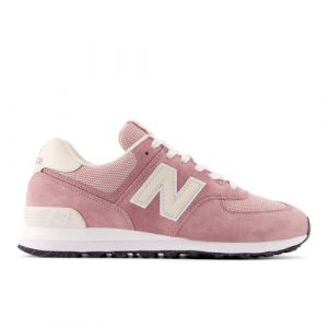 New Balance Unisex 574 in Pink/Beige Suede/Mesh