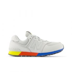 New Balance Kids' 574 in Grey/Yellow Synthetic