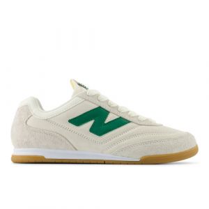 New Balance Unisex RC42 in White/Green Suede/Mesh, size 6.5