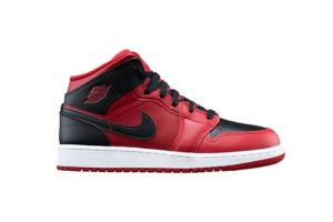 NIKE Air Jordan 1 Mid GS Trainers 554725 Sneakers Shoes (UK 4.5 us 5Y EU 37.5