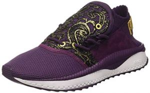 PUMA Ignite Tsugi Shinsei Mesh Lace Purple Gold Womens Trainers 367281 02