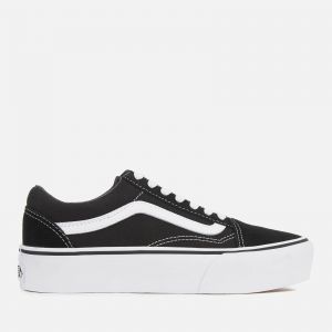 Vans Women's Old Skool Platform Trainers - Black/White