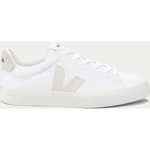 VEJA Women's Campo Canvas Trainers - White Pierre -  Size: UK 8