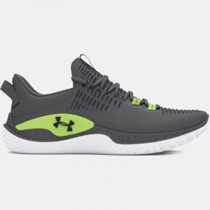 Men's  Under Armour  Dynamic IntelliKnit Training Shoes White / White / Metallic Silver 8.5