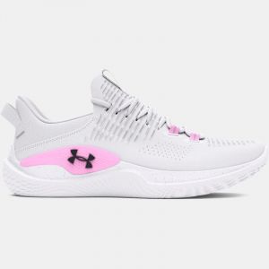 Women's  Under Armour  Dynamic IntelliKnit Training Shoes White / Stellar Pink / Black 7