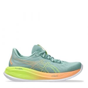 ASICS Gel Cumulus 26 Running Trainers Womens Road Shoes Teal/Yellow 5 (38)