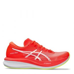 ASICS Magic Speed 3 Womens Road Running Shoes Red/White 7 (40.5)