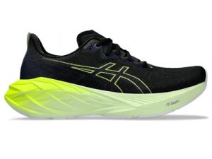 ASICS Novablast 4 Mens Running Shoes Road Trainers Black/Blue 7 (41.5)