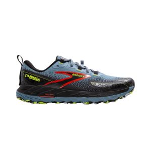 Brooks Cascadia 18 Shoes Blue Black Yellow AW24