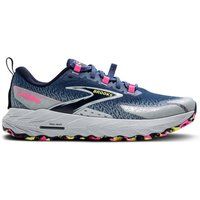 Brooks Cascadia 18 Womens Trail Running Shoes - Oceana/Pearl Blue/Pink / UK8 / Standard 1B