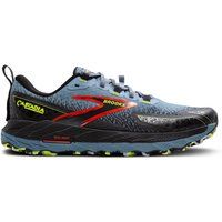 Brooks Cascadia 18 Trail Running Shoes - Citadel/Ebony/Lime / Standard 1D / UK8.5