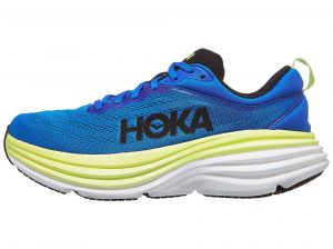 HOKA Bondi 8 Men's Shoes Electric Cobalt/Lettuce