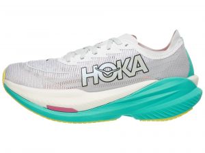 HOKA Mach X 2 Women's Shoes Frost/Electric Aqua