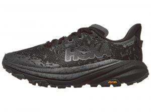 HOKA Speedgoat 6 GTX Wide Men's Shoes Black/Outer Orbit