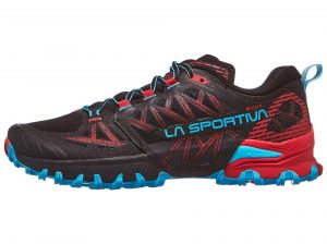 La Sportiva Bushido III GTX Womens Shoes Black/Hibiscus