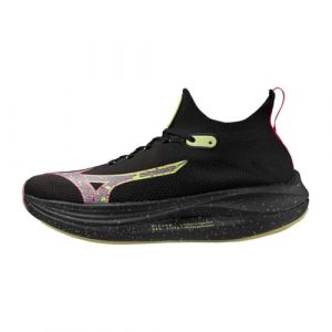 Mizuno Womens Neo Vista Road Running Shoes Black/Slver/Pink 4