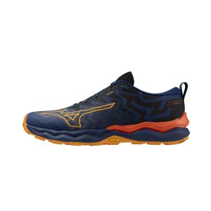 Mizuno Wave Daichi 8 Navy Blue Orange AW24 Shoes