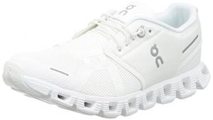 On Mens Cloud 5 Textile Synthetic Undyed White White Trainers 11 UK