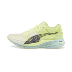 PUMA Deviate Nitro Elite Racer Womens Running Shoes - Yellow UK 5