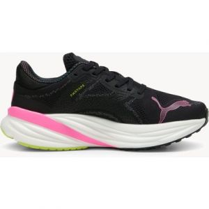 PUMA Magnify NITRO 2 Shoes - Black/Lime Pow/Poison Pink - Size: UK 8