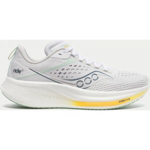 Saucony Ride 17 - White/Peel - Size: UK 8