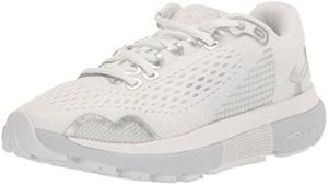 Under Armour HOVR Infinite 4 Womens Running Shoes Runners White/Grey 5 (38.5)