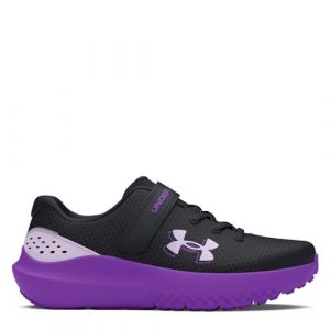 Under Armour Surge 4 Ac Running Shoes Child Girls Road Black C13 (31.5)