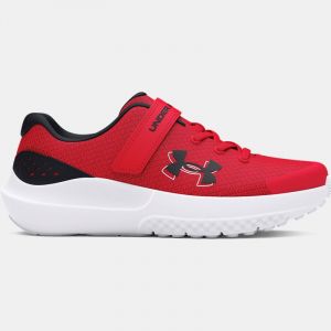 Boys' Pre-School  Under Armour  Surge 4 AC Running Shoes Black / Anthracite / White 12.5