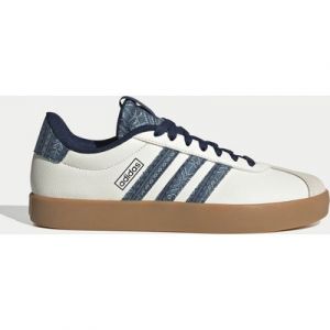 adidas VL Court 3.0 Shoes - Off White/Night Indigo/Gum10 - Size: UK 6.5