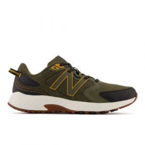 New Balance Men's 410v7 in Green/Black/Yellow Textile