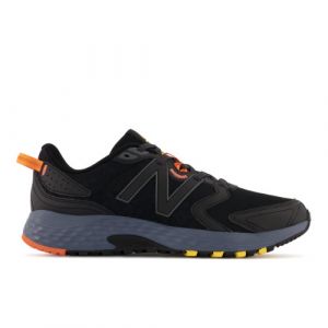 New Balance Men's 410v7 in Black/Grey/Orange Textile