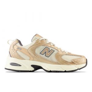 New Balance Unisex 530 in Beige/Brown/Grey Synthetic, size 9.5