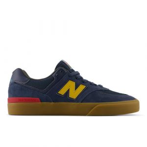 New Balance Men's NB Numeric 574 Vulc in Blue/Beige Suede/Mesh