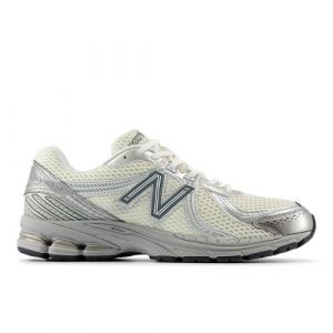 New Balance Men's 860v2 in White/Grey Synthetic