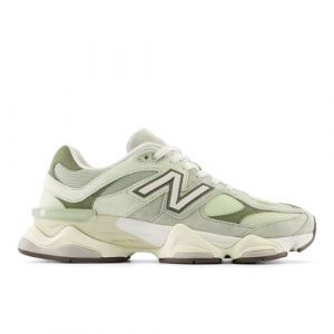 New Balance Unisex 9060 in Green Suede/Mesh