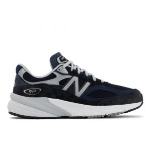 New Balance Women's Made in USA 990v6 in Blue/White Suede/Mesh