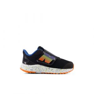 New Balance Kids' Fresh Foam Arishi v4 Hook and Loop in Black/Blue/Orange Synthetic