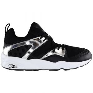 PUMA Trinomic Blaze of Glory Metallic Black Lace Up Mens Trainers 361851 03 X37A