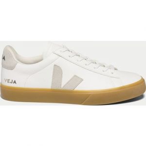 VEJA Women's Campo Leather Trainers - White Natural Natural -  Size: UK 8