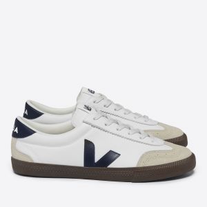 Veja Men's Volley Suede-Trimmed Leather Trainers